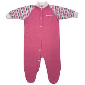 1980’s Sears Waffle Knit Sleeper best for 6-9m